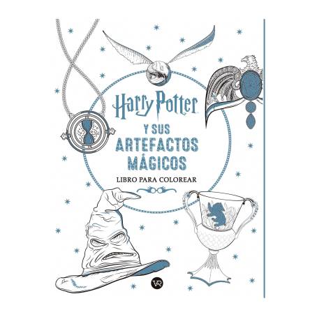 Libro Para Colorear Vr Editoras Harry Potter Y Sus Artefactos M Gicos