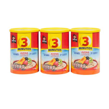 Avena Quaker 3 pzas de 375 g | Sam's Club