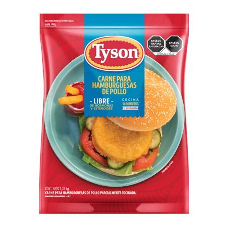 Carne para Hamburguesas de Pollo Tyson  kg a precio de socio | Sam's  Club en línea