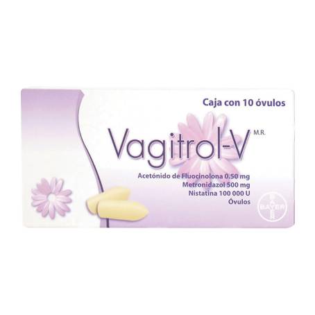 Vagitrol V  mg/500 mg/100 000 U con 10 óvulos a precio de socio | Sam's  Club en línea