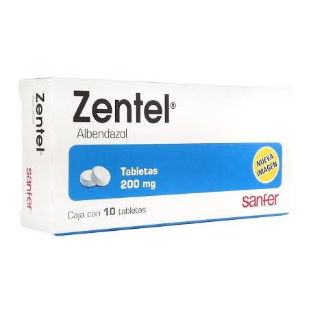 Zentel 200 mg con 10 Tabletas a precio de socio | Sam's Club en línea