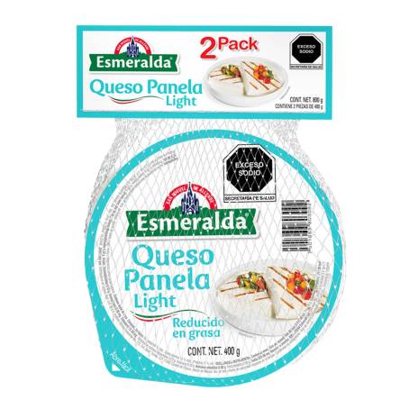 Queso Panela Esmeralda Light 2 piezas de 400 gr a precio de socio | Sam's  Club en línea