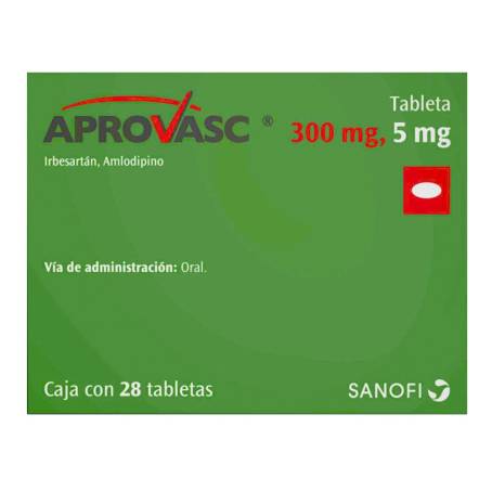 Aprovasc 300 Mg 5 Mg 28 Tabletas A Precio De Socio Sam S Club En Linea