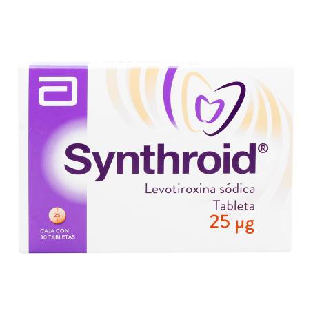 Synthroid 25 Mcg Con 30 Tabletas | Sam's Club