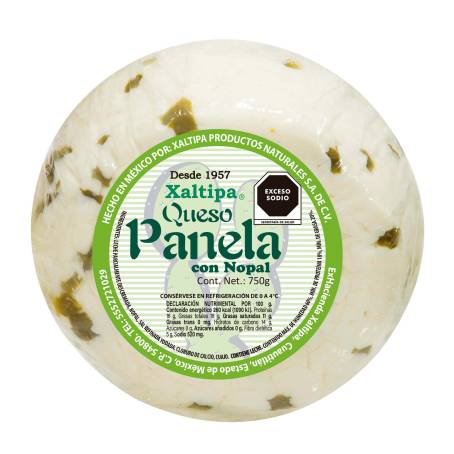 Queso Panela Xaltipa con Nopal 750 g | Sam's Club