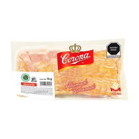 Tocino de Cerdo Ahumado Corona Rebanado de 1 Kg a precio de socio | Sam's  Club en línea