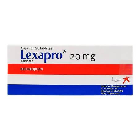 Lexapro 20 Mg Con 28 Tabletas Sam S Club   000380233s 