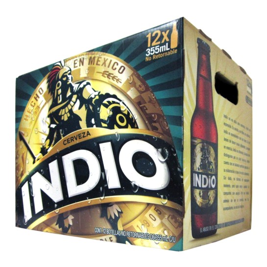 Cerveza Oscura Indio 12 Botellas De 355 Ml C U Sams Club