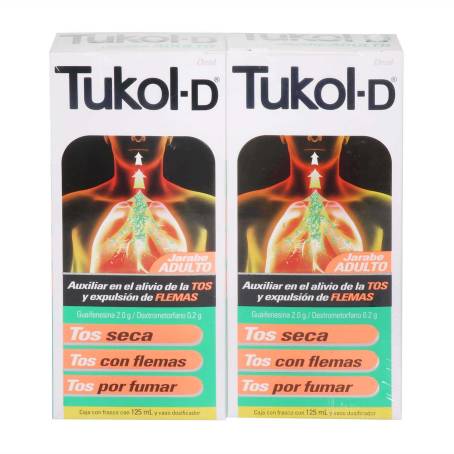 Farmacias del Ahorro, Tukol-D Jarabe Adulto 125 ml