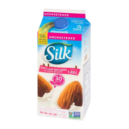 Alimento Líquido Silk sin Azúcar Sabor Almendra  l a precio de socio | Sam's  Club en línea