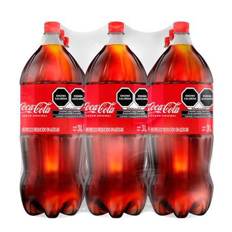 Refresco Coca Cola 9 pzas de 3 l c u a precio de socio Sam s