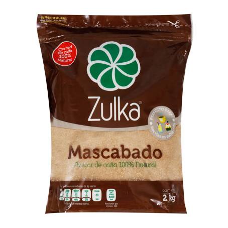 Azúcar Mascabado Zulka 2 kg | Sam's Club