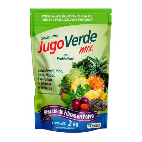 Jugo Verde Mix Solanum en Polvo con Probióticos 2 kg a precio de socio | Sam's  Club en línea