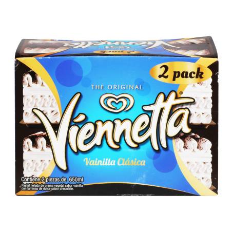 Pastel Helado Vainilla Vienetta 2 pzas de 650 ml c/u a precio de socio | Sam's  Club en línea