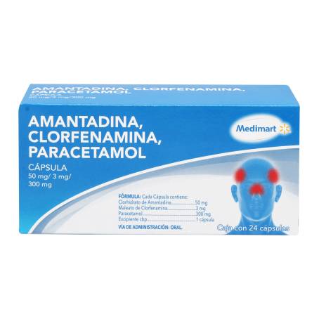 Amantadina Clorfenamina Paracetamol Medimart Mg Mg Mg Con