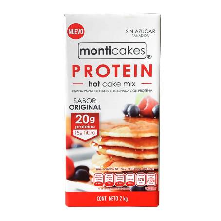 Mezcla para Hot Cakes con Proteína MontiCakes 2 kg a precio de socio | Sam's  Club en línea