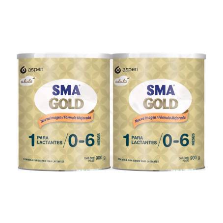 Fórmula para lactantes Alula SMA gold sin lactosa 0 a 12 meses 400 g