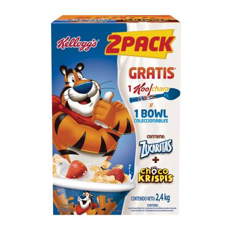 Cereal Kellogg's Zucaritas  kg + ChocoKrispis  kg a precio de socio | Sam's  Club en línea