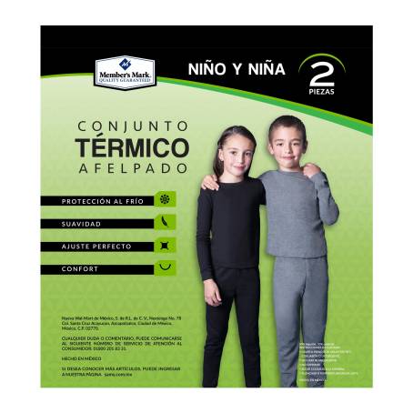 Conjunto Térmico Infantil Unisex Member's Mark Oxford Talla 6 de 2 pzas |  Sam's Club