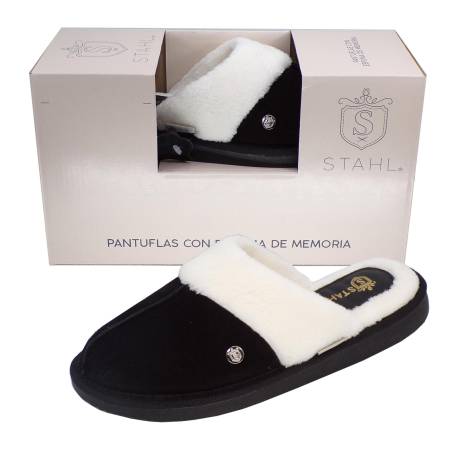 Pantufla STAHL Sin Talón Negro Talla 24 | Sam's Club