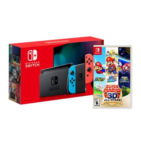 Consola Nintendo 32 GB Neon 1.1 + Super Mario 3D All Stars | Sam's Club