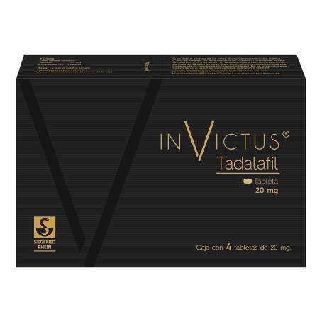 Invictus 4 tabletas 20 mg