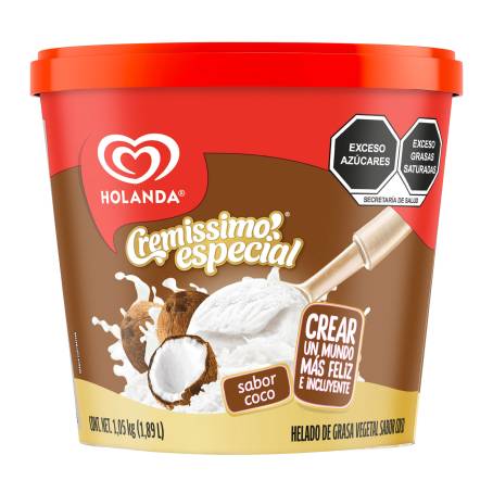 Helado Holanda Coco 1.89 L | Sam's Club