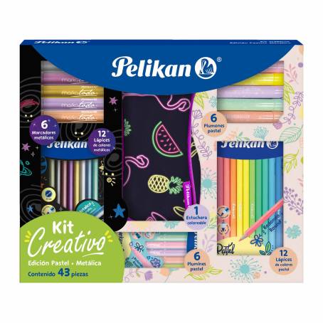 Set de Arte Pelikan Pastel y Metálico con 43 pzas | Sam's Club