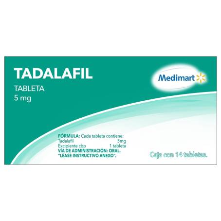 Tadalafil Medimart 5 mg 14 Tabletas