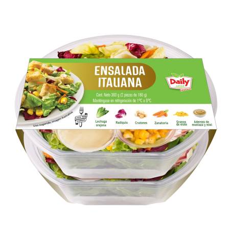 Gardencup - Paquete variado de ensaladas de proteínas preparadas frescas,  listas para comer, listas para comer, (6) tazas de ensalada individuales