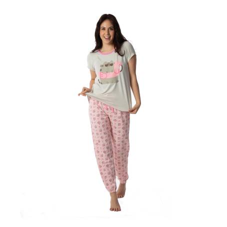 Pijama para Dama Pusheen Talla M Gris 2 pzas a precio de socio | Sam's Club  en línea
