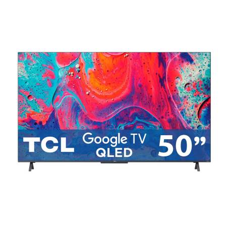 Pantalla TCL 50 pulgadas 4K QLED Google TV 50S546