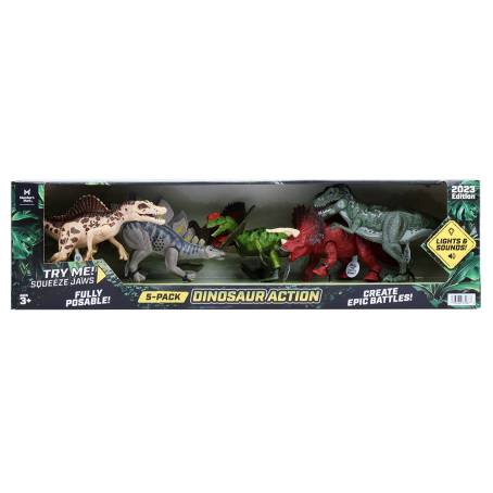 pack de 6 dinosaurios - juguetes