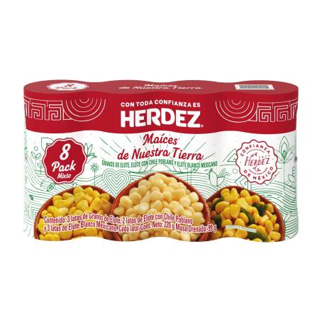 Mezclas de Elote Herdez 8 pzas de 220 g c/u | Sam's Club