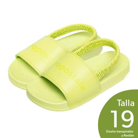 Sandalia Slide para Ni a Aeropostale Talla 19 Verde a precio de