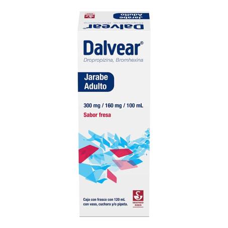 Dalvear DALVEAR Jarabe Adulto 300/160 mg Sabor Fresa