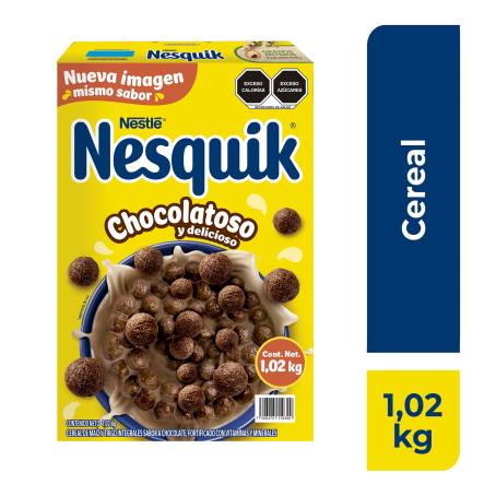 Cereal Nesquik Nestlé Sabor Chocolate 1.02 kg