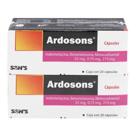 Ardosons 25 mg,  mg, 215 mg 40 Cápsulas a precio de socio | Sam's Club  en línea